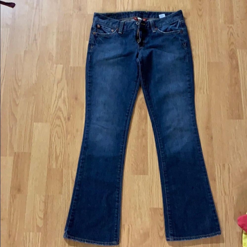 Lucky brand low rise flare jean